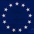 Betsy Ross Flag Star Stencil