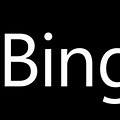 Bing Logo Black and White