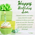 Birthday Wishes and Prayers for Son