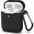 Black AirPod Case with Keychain