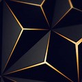 Black Gold Abstract Wallpaper 4K