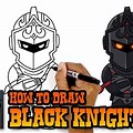 Black Knight Fortnite Skin Drawing