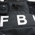 Black and White FBI Vest