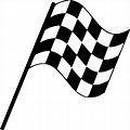 Black and White Racing Flag Clip Art