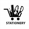 Black and White Stationery Logo