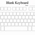 Blank Computer Keyboard 0 to 1