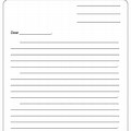 Blank Page Write Letter