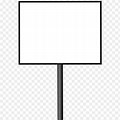 Blank White Sign Transparent