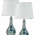 Blue Glass Table Lamp