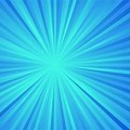 Blue Ray Burst Background