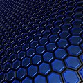 Blue and Grey Honeycomb