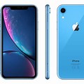Blue iPhone XR Front and Back
