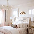 Blush and Gold Bedroom Decor