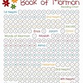 Book of Mormon Reading Chart Fere