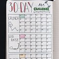 Bullet Journal Workout Challenges