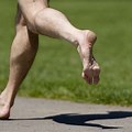 Calves of Barefoot Running