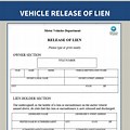 Car Title Lien Release Form Connecticut