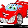 Cartoon Funny Car Racing