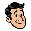 Cartoon Male Head Portrait