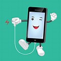 Cell Phone Charging Clip Art