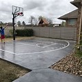 Central Edges Paint Basketball