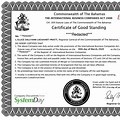 Certificate of Good Standing Bahamas