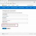 Change Password Microsoft Account