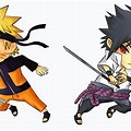 Chibi Sasuke Fighting Naruto