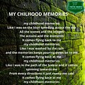 Childhood Memory Poem