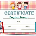 Children's ESL Certificate
