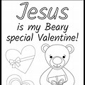 Christian Valentine Coloring Pages