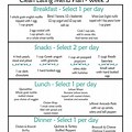 Clean Eating Daily Meal Plan