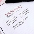 Clean and Neat Handwriting Font to Copy