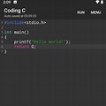Coding C Android-App