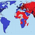 Cold War Map First World Countries