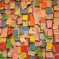 Colored Sticky Notes Art Work