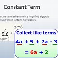 Constant Term Meaning in Math