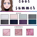 Cool Summer Makeup Palette