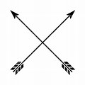Crossed Arrows and Diamond SVG