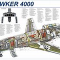 Cutaway Aircraft Hawker 4000
