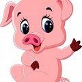Cute Animated Pig Wallpaper