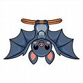 Cute Hanging Cartoon Bat