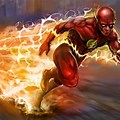 DC Flash Running Wallpaper