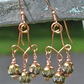 DIY Copper Wire Earrings Image