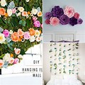DIY Flower Wall Art Ideas
