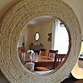 DIY Frame for a Round Mirror