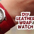 DIY Leather Wrap Watch