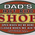 Dad's Shop Sign