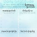 Daily Gratitude Cards Printable