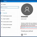 Default Microsoft Account Windows 1.0